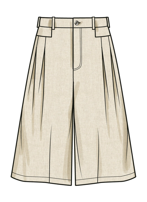 Simplicity Sewing Pattern 9955 Pleated Shorts and Trousers from Jaycotts Sewing Supplies