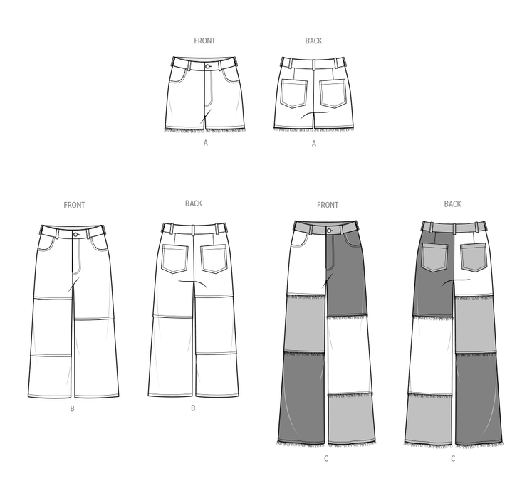 Simplicity Sewing Pattern 9957 Women's Shorts and Pants from Jaycotts Sewing Supplies