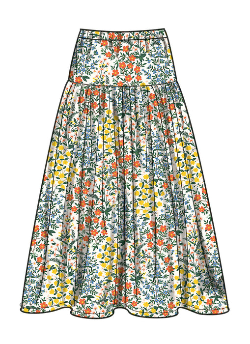 Simplicity Sewing Pattern 9958 Flouncy Top and Skirt from Jaycotts Sewing Supplies