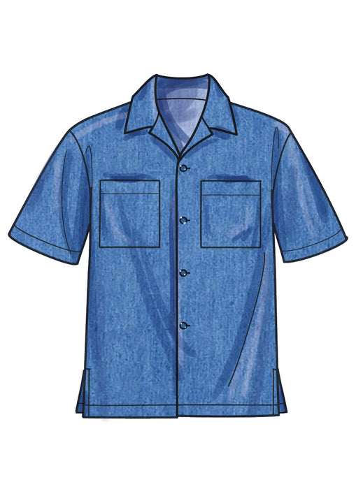 Simplicity Sewing Pattern 9960 Men's Knit T-Shirt, Shirt and Shorts from Jaycotts Sewing Supplies
