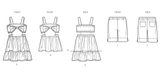 Simplicity Sewing Pattern 9962 Children's Dress, Top and Shorts from Jaycotts Sewing Supplies