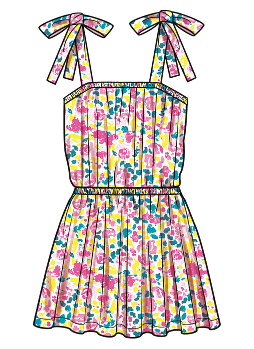 Simplicity Sewing Pattern 9963 Girls Tops, Skirts, and Dresses from Jaycotts Sewing Supplies