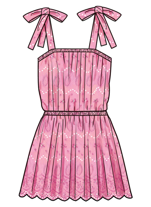 Simplicity Sewing Pattern 9963 Girls Tops, Skirts, and Dresses from Jaycotts Sewing Supplies