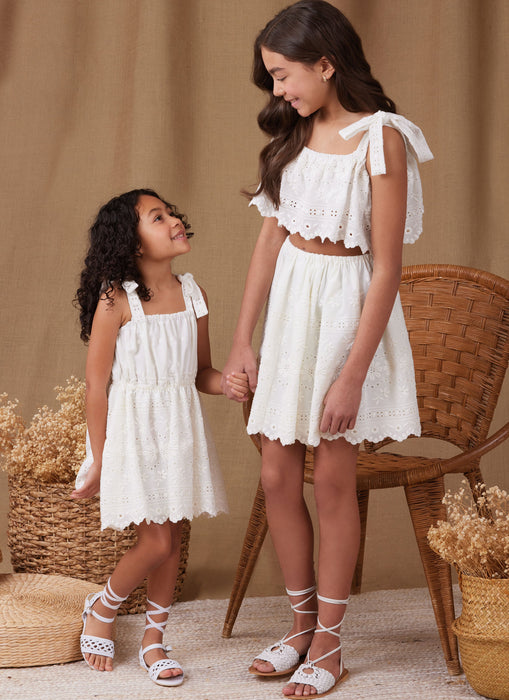 Simplicity Sewing Pattern 9963 Girls Tops, Skirts, and Dresses from Jaycotts Sewing Supplies