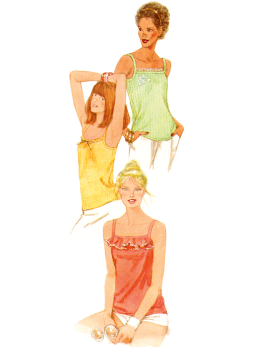 Simplicity Sewing Pattern 9967 1980's Pullover Knit Tops from Jaycotts Sewing Supplies