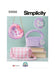 Simplicity Sewing Pattern 9968 Bags and Charm by Carla Reiss Design from Jaycotts Sewing Supplies