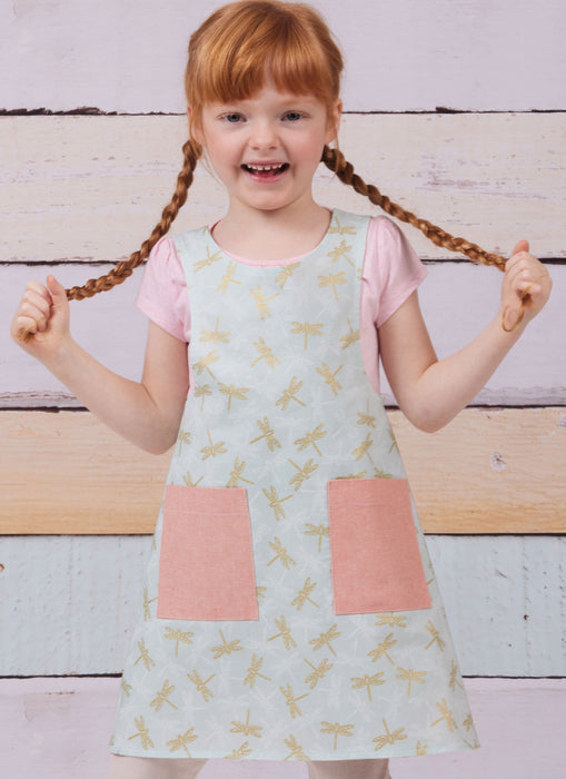 Simplicity Sewing Pattern 9969 Children's and Women's Reversible Aprons from Jaycotts Sewing Supplies