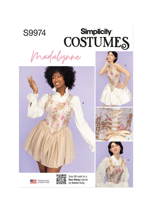 Simplicity Sewing Pattern 9974 Corsets by Madalynne Intimates from Jaycotts Sewing Supplies