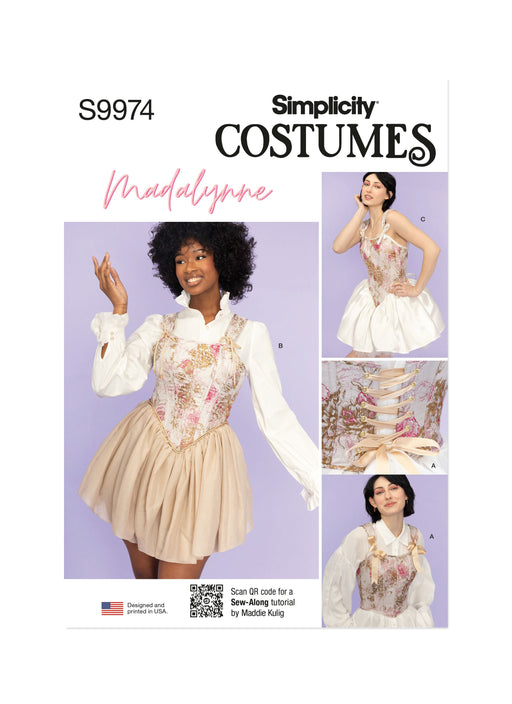 Simplicity Sewing Pattern 9974 Corsets by Madalynne Intimates from Jaycotts Sewing Supplies