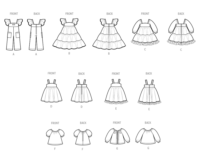 Simplicity Sewing Pattern 9975 18" Doll Clothes by Elaine Heigl Designs from Jaycotts Sewing Supplies