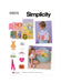 Simplicity Sewing Pattern 9976 Doll House Backpack with Bear from Jaycotts Sewing Supplies