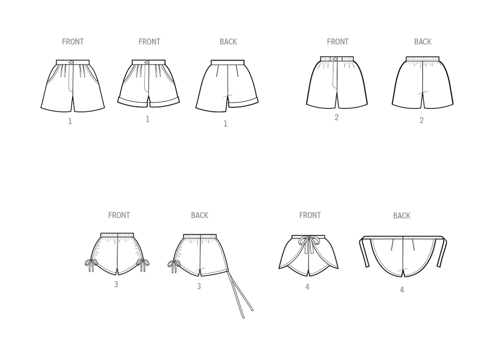 Simplicity Sewing Pattern 9977 Vintage 1980's Shorts from Jaycotts Sewing Supplies