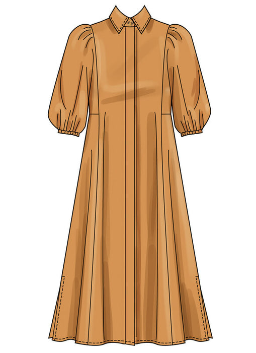 Simplicity Sewing Pattern 3193 Misses' Shirtdress with Sleeve and Length Variations from Jaycotts Sewing Supplies