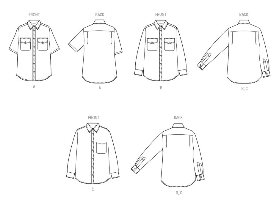 Simplicity Sewing Pattern 3194 Misses' Shirt with Sleeve Variations from Jaycotts Sewing Supplies