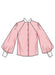 Simplicity Sewing Pattern 3195 Misses' Blouse with Detachable Tie and Sleeve Variations from Jaycotts Sewing Supplies