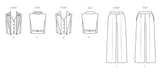 Simplicity Sewing Pattern 3200 Misses' Vest and Pants from Jaycotts Sewing Supplies