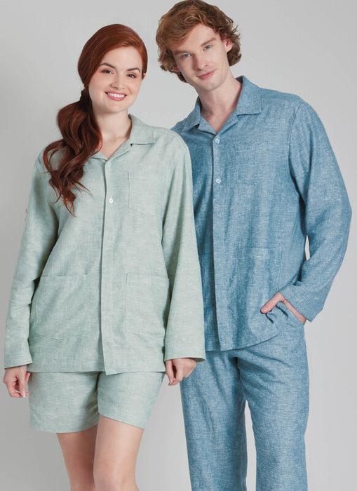 Simplicity Sewing Pattern 3204 Unisex Pajamas from Jaycotts Sewing Supplies