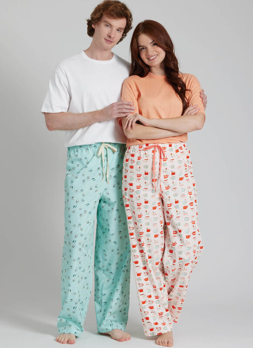 Simplicity Sewing Pattern 3205 Unisex Lounge Pants from Jaycotts Sewing Supplies