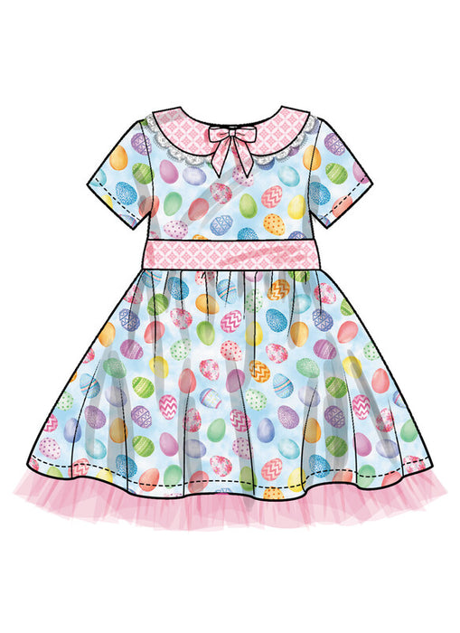 Simplicity Sewing Pattern 3209 Children's Dress with Sleeve Variations from Jaycotts Sewing Supplies