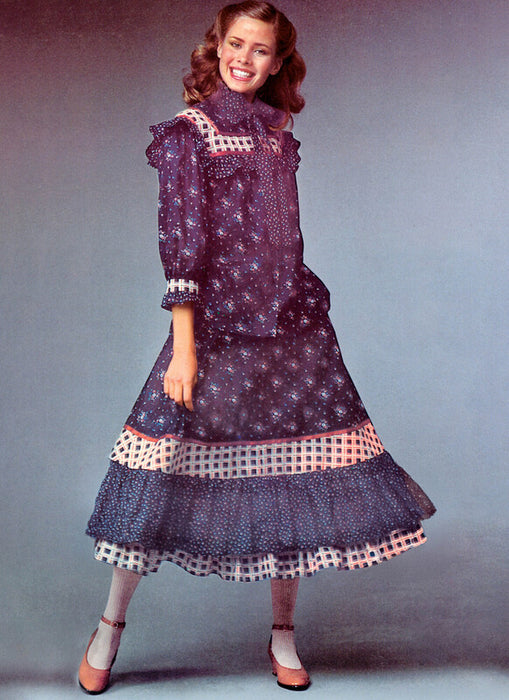 Simplicity Sewing Pattern 3212 Misses' Two-Piece Dress by Gunne Sax by Jessica McClintock from Jaycotts Sewing Supplies
