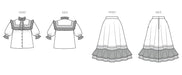 Simplicity Sewing Pattern 3212 Misses' Two-Piece Dress by Gunne Sax by Jessica McClintock from Jaycotts Sewing Supplies