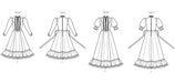 Simplicity Sewing Pattern 3215 Misses' and Miss Petite Fitted Dress in Two Lengths by Gunne Sax by Jessica McClintock from Jaycotts Sewing Supplies