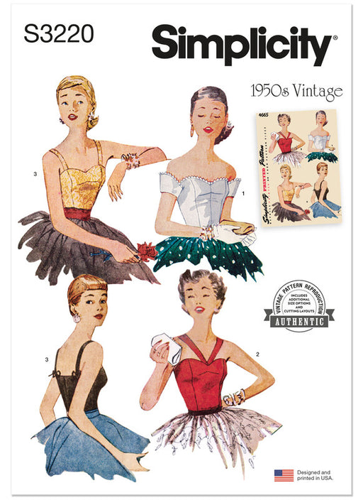 Simplicity Sewing Pattern 3220 Misses' Blouse with Detachable Cuffs from Jaycotts Sewing Supplies