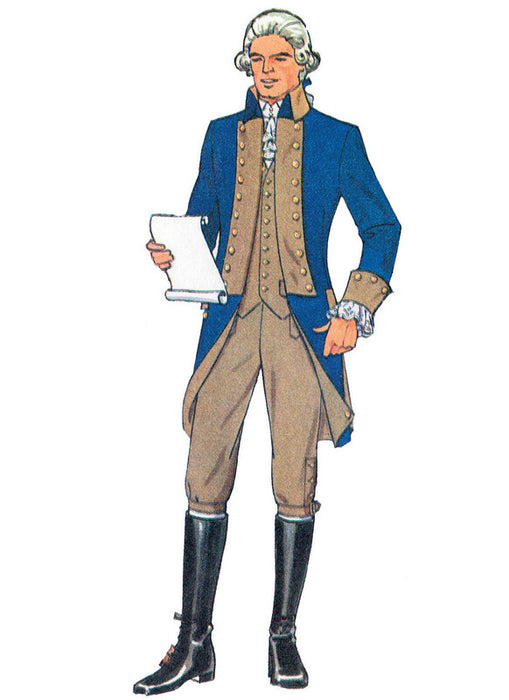Simplicity Sewing Pattern 3227 Men's Continental Uniform Costumes from Jaycotts Sewing Supplies