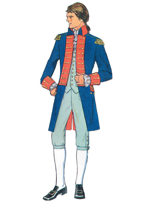 Simplicity Sewing Pattern 3227 Men's Continental Uniform Costumes from Jaycotts Sewing Supplies