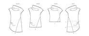 Simplicity Sewing Pattern 3233 Misses' Draped Top in Three Lengths from Jaycotts Sewing Supplies