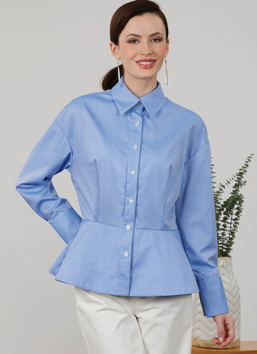 Simplicity Sewing Pattern 3234 Misses' Peplum Shirt from Jaycotts Sewing Supplies