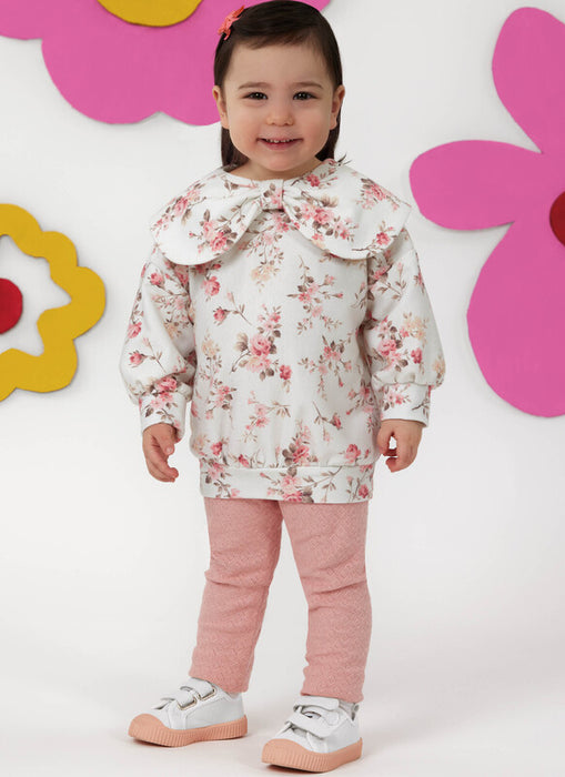 Simplicity Sewing Pattern 3243 Toddler's Knit Tops and Leggings from Jaycotts Sewing Supplies
