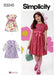 Simplicity Sewing Pattern 3245 Girls' Dress with Sleeve Variations from Jaycotts Sewing Supplies