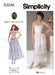 Simplicity Sewing Pattern 3246 Misses' and Miss Petite 1970's Dresses by Jessica McClintock from Jaycotts Sewing Supplies