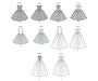 Simplicity Sewing Pattern 3247 Misses' and Miss Petite Dresses Gunne Sax by Jessica McClintock from Jaycotts Sewing Supplies