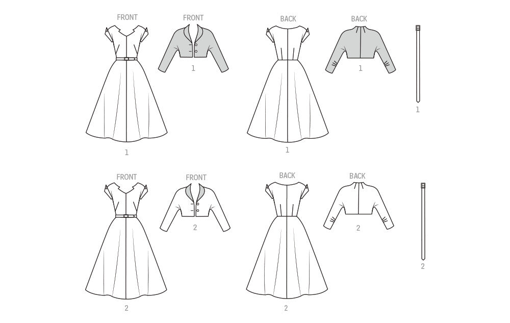 Simplicity Sewing Pattern 3250 Misses' 1950's Dress and Reversible Bolero from Jaycotts Sewing Supplies