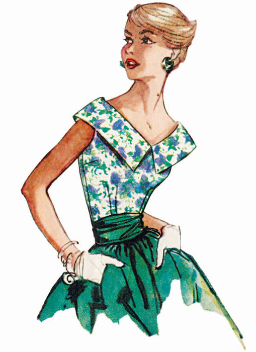 Simplicity Sewing Pattern 3252 Misses' 1950's Blouse from Jaycotts Sewing Supplies