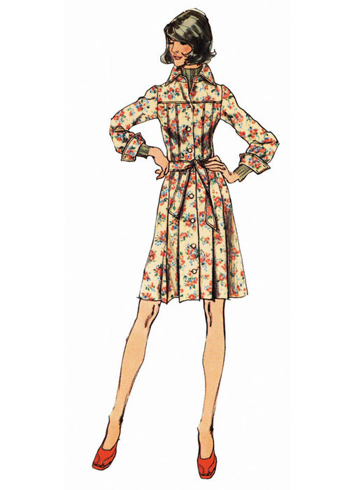 Simplicity Sewing Pattern 3254 1970's Shirtdress in Two Lengths from Jaycotts Sewing Supplies