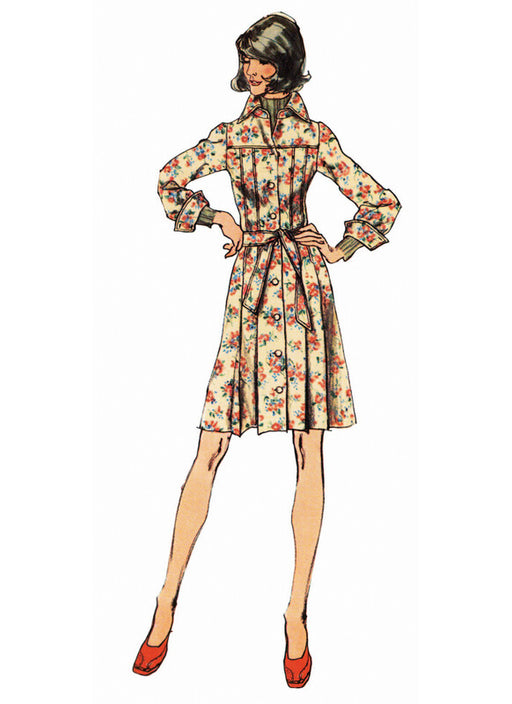 Simplicity Sewing Pattern 3254 1970's Shirtdress in Two Lengths from Jaycotts Sewing Supplies
