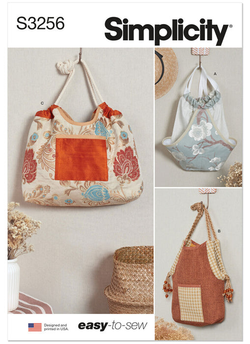 Simplicity Sewing Pattern 3256 Backpack and Drawstring Bags from Jaycotts Sewing Supplies