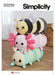 Simplicity Sewing Pattern 3259 Animal and Insect Plushies from Jaycotts Sewing Supplies