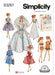 Simplicity Sewing Pattern 3261 Vintage 11 1/2" Doll Clothes from Jaycotts Sewing Supplies