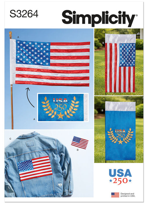 Simplicity Sewing Pattern 3264 Flags and Appliques from Jaycotts Sewing Supplies