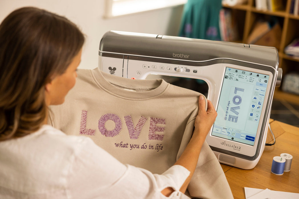 Brother Stellaire XJ2 Sewing and Embroidery machine from Jaycotts Sewing Supplies