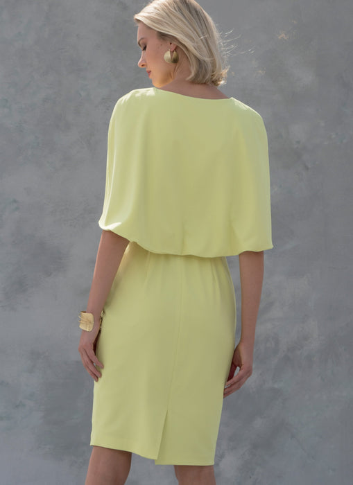 Vogue Pattern 1579 MISSES' PETITE DRESS from Jaycotts Sewing Supplies
