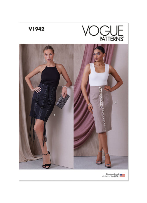 Vogue Sewing Pattern V1942 Misses' Skirts from Jaycotts Sewing Supplies