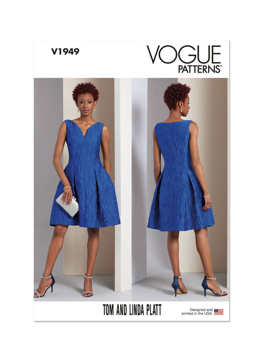 Vogue sewing pattern 1949 Misses' Dress by Tom & Linda Platt from Jaycotts Sewing Supplies
