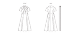 Vogue sewing pattern 1950 Misses' Dress by Badgley Mischka from Jaycotts Sewing Supplies