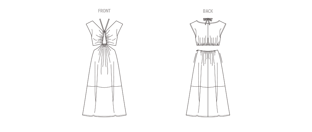 Vogue sewing pattern 1951 Misses' Dress by Rachel Comey from Jaycotts Sewing Supplies