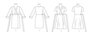 Vogue sewing pattern 1952 Misses' Wrap Dresses from Jaycotts Sewing Supplies